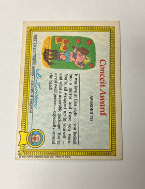 Garbage Pail Kids SINGLES: 1985 Nerdy Norm (24b)