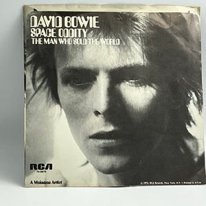 David Bowie : "Space Oddity / The Man Who Sold The World"  7" Single Vintage 45 RPM