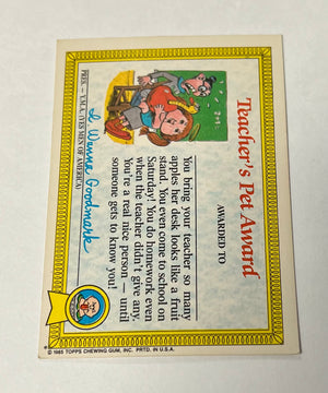 Garbage Pail Kids SINGLES: 1985 Oozy Suzie (28a) (glossy)