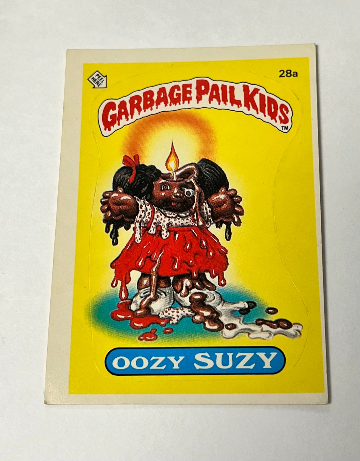 Garbage Pail Kids SINGLES: 1985 Oozy Suzie (28a) (matte) – Fun Box