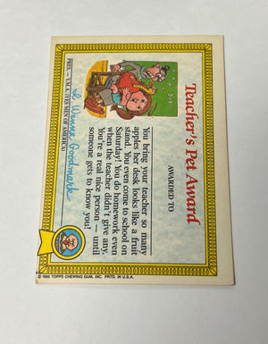 Garbage Pail Kids SINGLES: 1985 Oozy Suzie (28a) (matte)