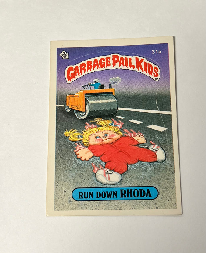 Garbage Pail Kids SINGLES: 1985 Run Down Rhoda (31a)