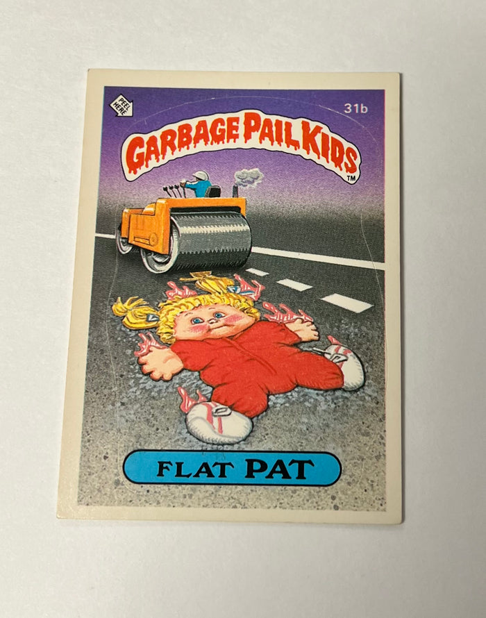 Garbage Pail Kids SINGLES: 1985 Flat pat (31b)