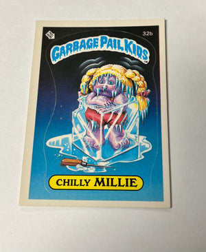 Garbage Pail Kids SINGLES: 1985 Chilly Millie (32b)