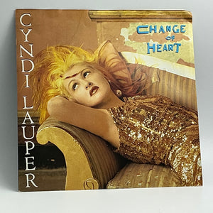Cyndi Lauper : "Change of Heart"  7" Single Vintage 45 RPM