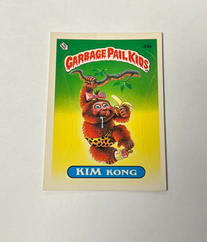 Garbage Pail Kids SINGLES: 1985 Kim Kong (34a)