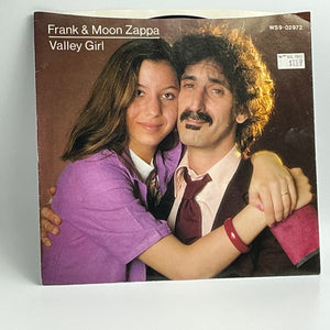 Frank & Moon Unit Zappa : "Valley Girl"  7" Single Vintage (WS9-02972)