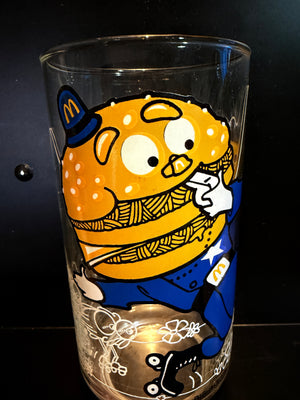 McDonalds 1977 McDonaldland Action Series Collector's Glass: Big Mac