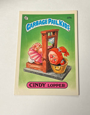 Garbage Pail Kids SINGLES: 1985 Cindy Lopper (37b)