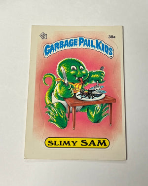 Garbage Pail Kids SINGLES: 1985 Slimy Sam (38a)