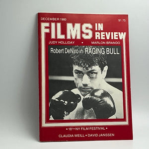 Films in Review Magazine : December 1980 Raging Bull