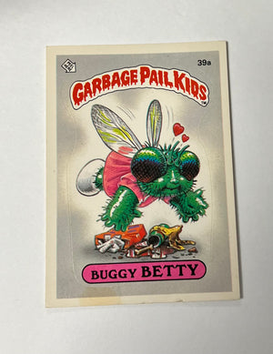 Garbage Pail Kids SINGLES: 1985 Buggy Betty (39a)