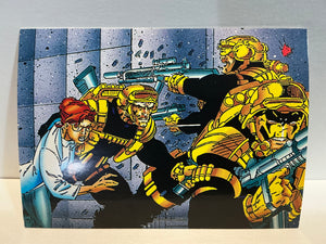 Wolverine : From Then 'Till Now (1992 Trading Card) : #72 Flashback