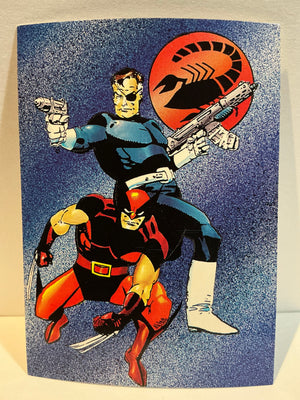 Wolverine : From Then 'Till Now (1992 Trading Card) : #63 Scorpio