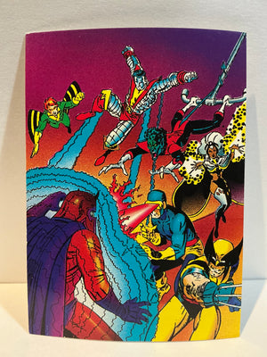 Wolverine : From Then 'Till Now (1992 Trading Card) : #35 Magneto