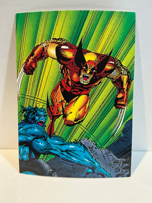 Wolverine : From Then 'Till Now (1992 Trading Card) : #47 Fastball Special
