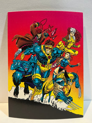 Wolverine : From Then 'Till Now (1992 Trading Card) : #58 The X-Men