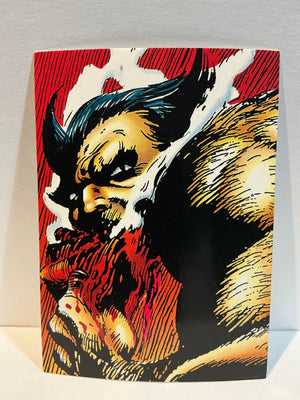 Wolverine : From Then 'Till Now (1992 Trading Card) : #23 Wild Beast