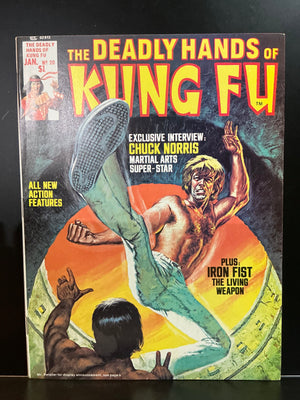Deadly Hands of Kung Fu #20 (1975 Curtis / Marvel) Chuck Norris Cover