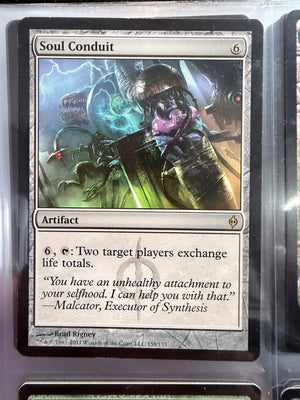 Magic the Gathering: New Phyrexia - Soul Conduit Light Play