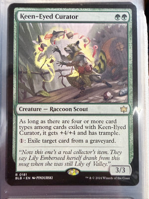 Magic The Gathering: Bloomburrow - Keen-Eyed Curator (Unplayed)