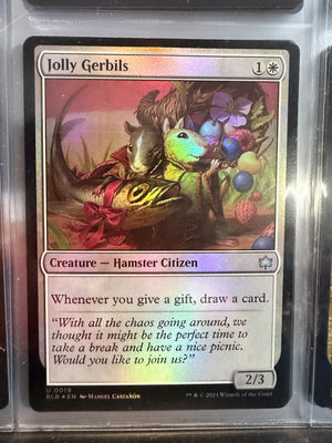 Magic The Gathering: Bloomburrow - Jolly Gerbils (Unplayed) FOIL