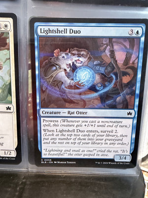 Magic The Gathering: Bloomburrow - Lightshell Duo (Unplayed)