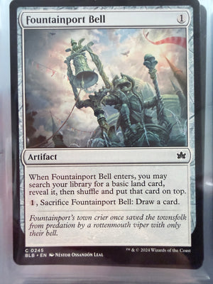 Magic The Gathering: Bloomburrow - Fountainport Bell (Unplayed)