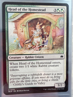Magic The Gathering: Bloomburrow - Head of the Homestead (Unplayed)