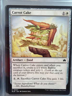 Magic The Gathering: Bloomburrow - Carrot Cake (Unplayed)