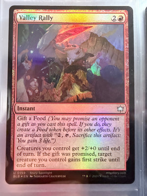 Magic The Gathering: Bloomburrow - Valley Rally (Unplayed) FOIL