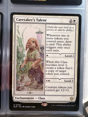 Magic The Gathering: Bloomburrow - Caretaker's Talent (Unplayed)