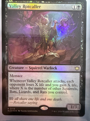 Magic The Gathering: Bloomburrow - Valley Rotcaller (Unplayed) FOIL