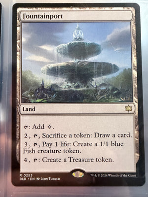 Magic The Gathering: Bloomburrow - Fountainport (Unplayed) FOIL