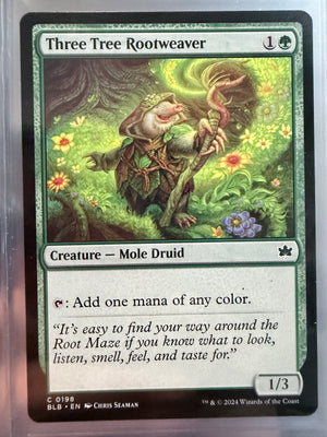 Magic The Gathering: Bloomburrow - Three Tree Rootweaver (Unplayed)