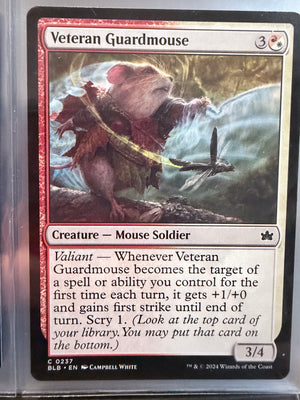 Magic The Gathering: Bloomburrow - Veteran Guardmouse (Unplayed)