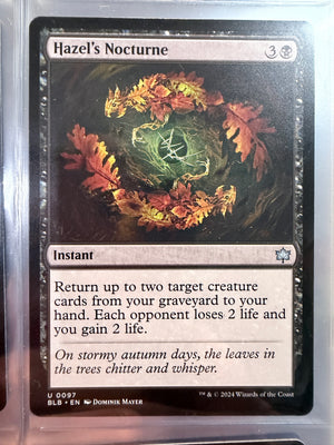 Magic The Gathering: Bloomburrow - Hazel's Nocturne (Unplayed)