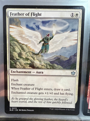 Magic The Gathering: Bloomburrow - Feather of Flight (Unplayed)