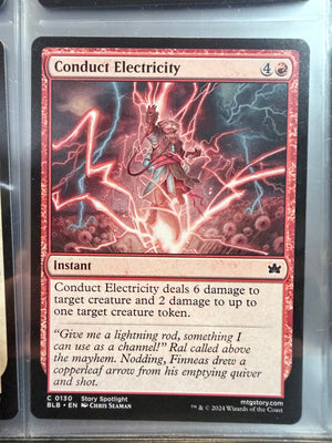 Magic The Gathering: Bloomburrow - Conduct Electricity (Unplayed)
