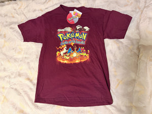 Vintage Pokemon Shirt : Fire Types W/ Tags Youth Large 1999