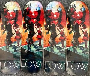 LOW Old School Skateboard Deck (Giant Generator) (9.25" W x 29.5" L)