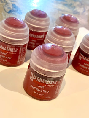 WARHAMMER : Base Khorn Red (12ml) Paint