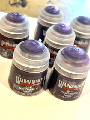 WARHAMMER : Base Naggaroth Night (12ml) Paint