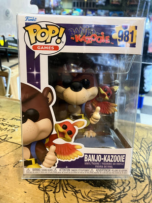 Funko Pop Vinyl GAMES - BANJO KAZOOIE 981 Pop! Vinyl Figure (w/pop protector) (NIB)