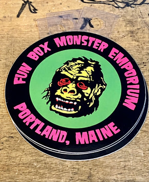 Sticker: Fun Box Monster GORILLA (3" Vinyl)