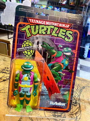 Super7 Teenage Mutant Ninja Turtles Sewer Surfer - Michelangelo 3.75" TMNT Action Figure