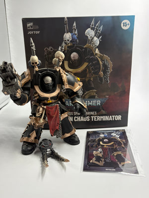 Warhammer 40k Joytoy : Black Legion Chaos Terminator (MIB) Bathalorr