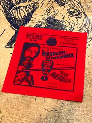 Patch (Canvas, Raw Edge): Rasputin/The Reptile (Hammer Double Feature)