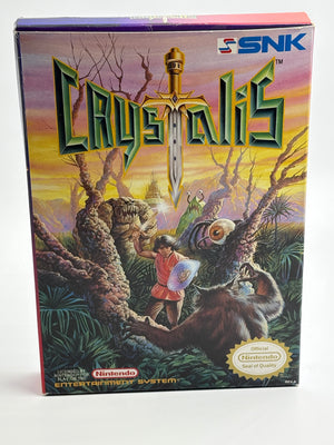 Nintendo NES : Crystalis (No Cartridge) Box & Inserts Only