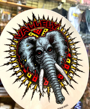 Sticker: Powell Peralta Valley Elephant 4.5" x 5"